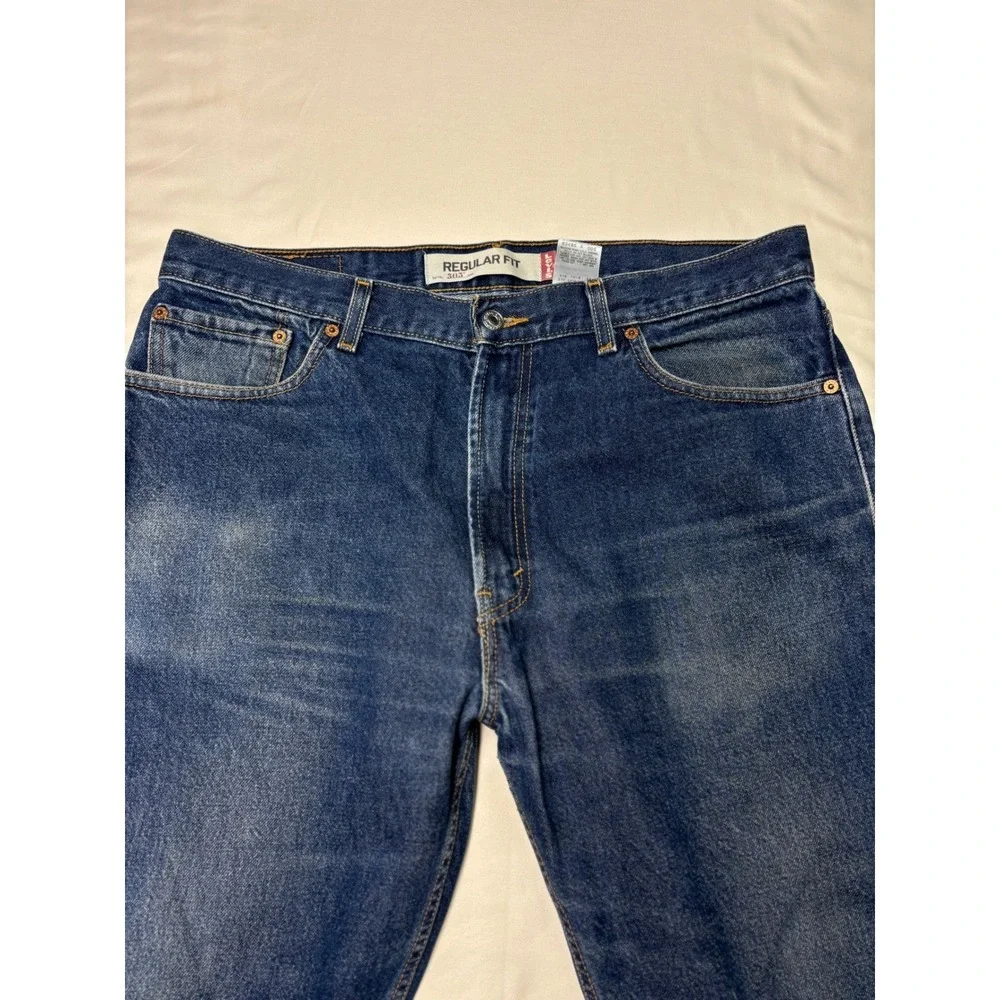Levi's 505 Regular Fit‎ Jeans W36 L30 Men's Denim Blue Five Pocket Casual